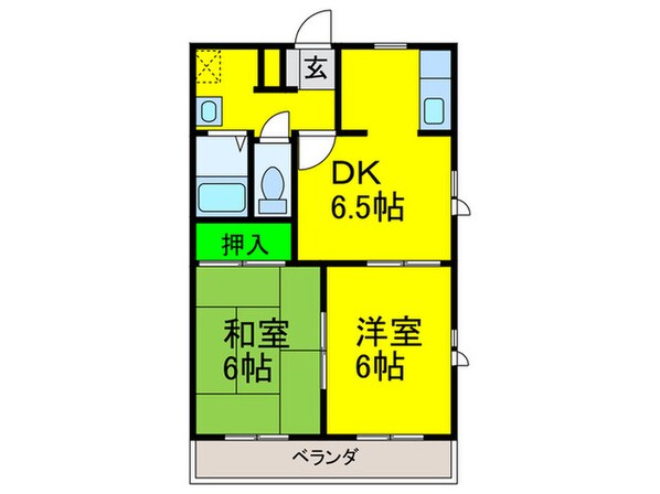 グレース鳳の物件間取画像